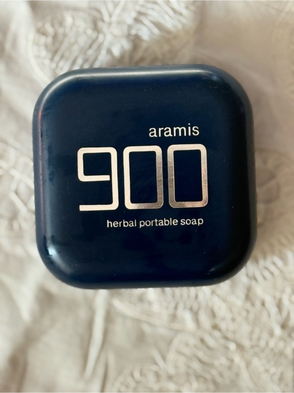 Vintage Aramis 900 Herbal Portable Bath Soap 100g with Travel Case - Rare
